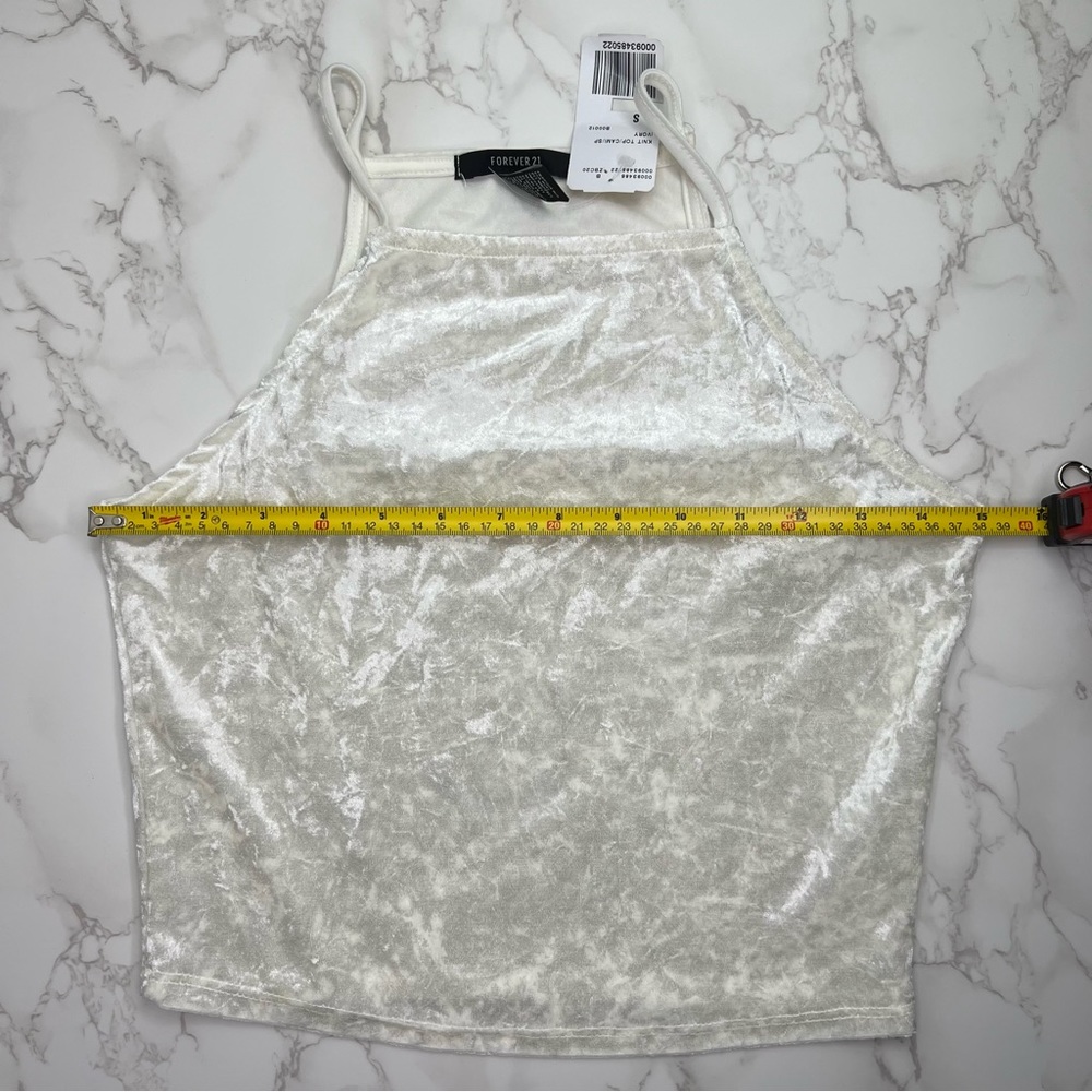 Forever 21 Crushed Velvet Cropped Cami🌟 - Picture 10 of 10